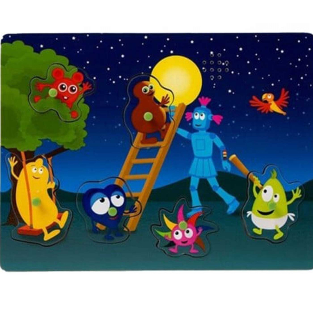 Babblarna Ljudpussel Månen