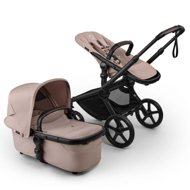 Bugaboo Fox 5 Renew Barnvagn Black/Desert Taupe Melange