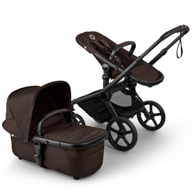 Bugaboo Fox 5 Renew Barnvagn Black/Cocoa Brown