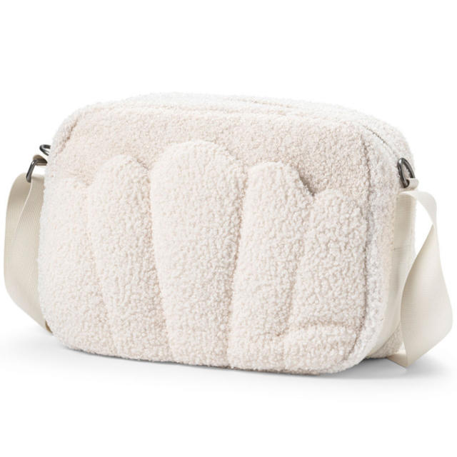 Elodie Skötväska White Bouclé