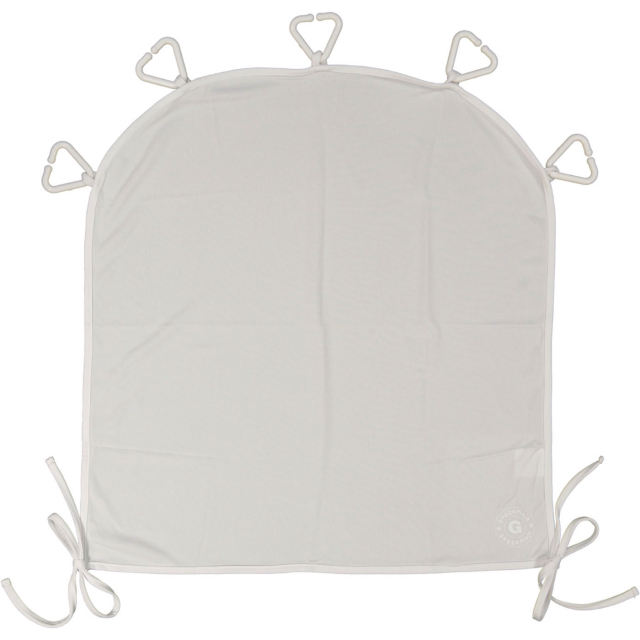 Geggamoja UV-gardin till vagn Offwhite