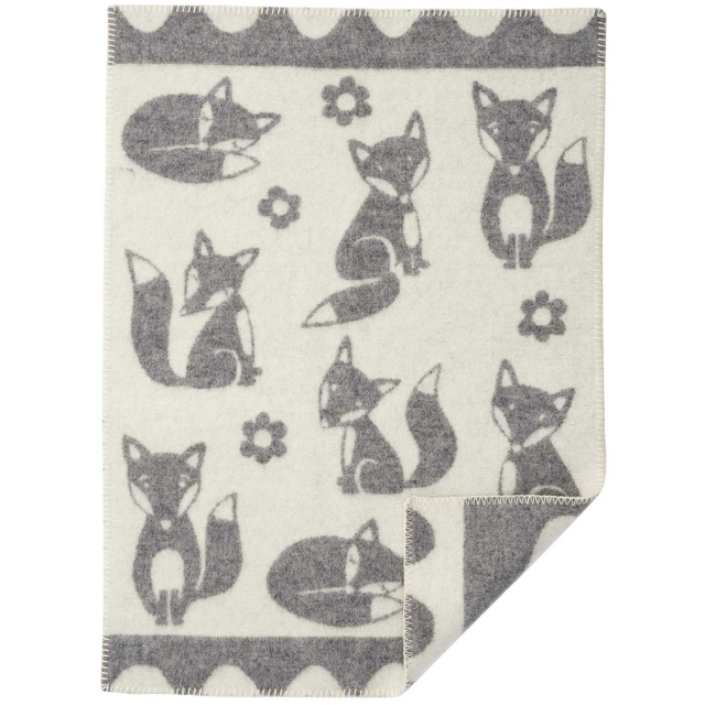 Klippan Yllefabrik Filt Fox Ull Grey