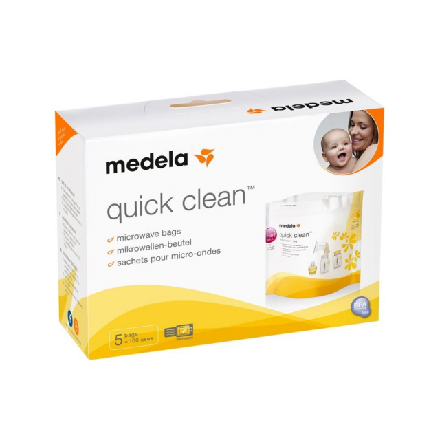 Medela Quick Clean Rengöringspåsar för mikro
